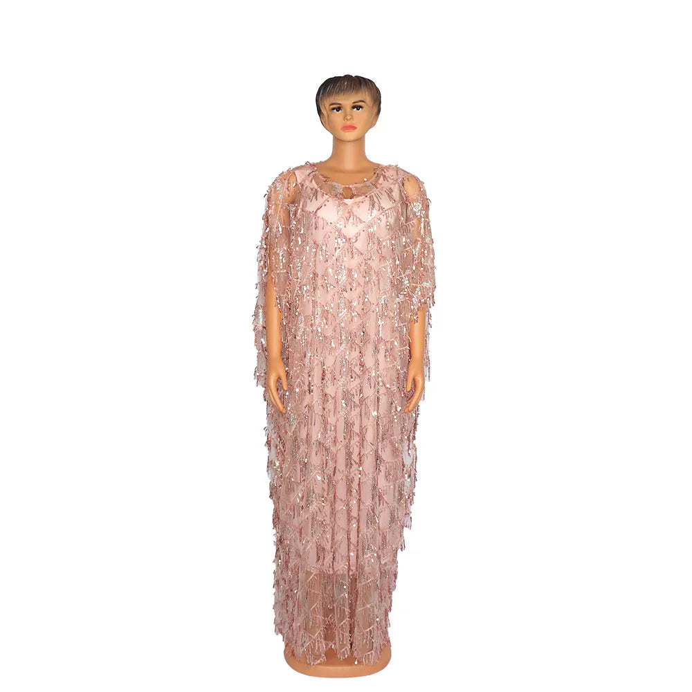 Luxury Sequin Suspender Gown