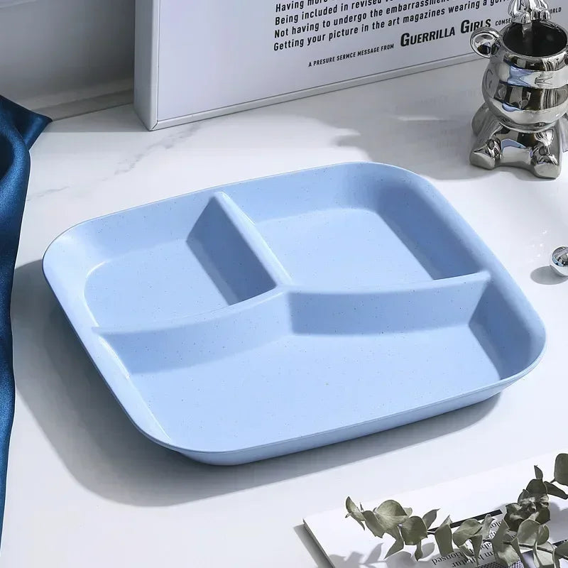 New Plate Dish Bariatric Portion Meal Foods Diet Planning Weight Plates Divided Nutrition Loss Lose Serving Snacks Compartment