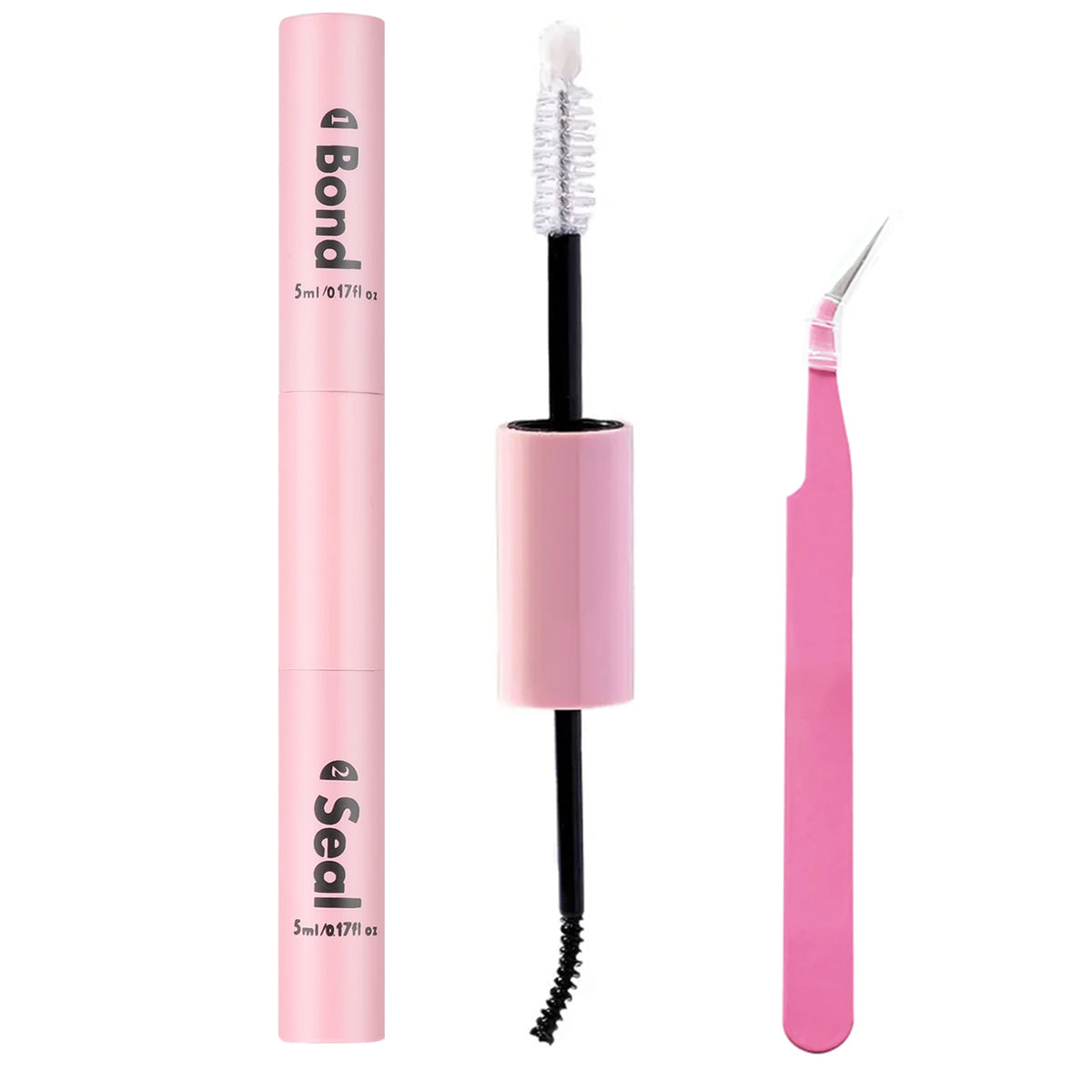 Lash Glue And Seal 10ml Individual Lashes Glue And Seal Super Strong Hold Lash Extension And Lash Glue Remover 5ml Tweezers Kit