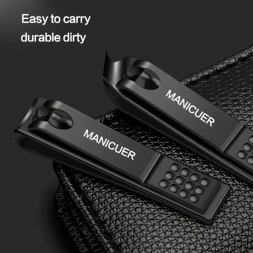 6/9pcs Stainless Steel Professional Nail Care Kit with Travel Case - Cuticle Pliers, Hand & Foot Care Tools Nail Clippers