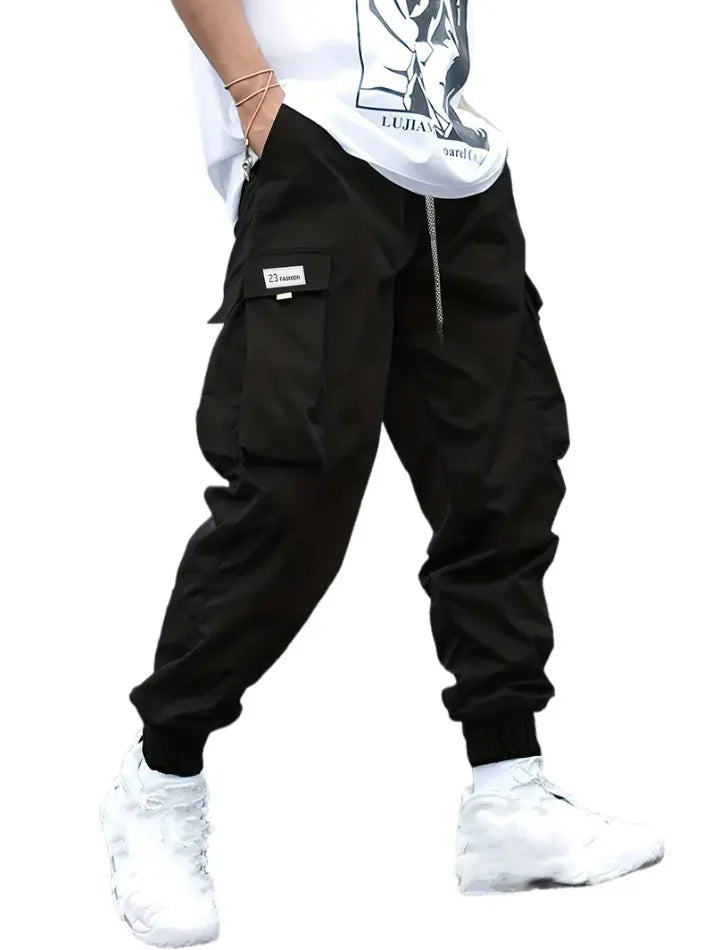 Men Pants Thin Fashion Casual Jogger Pants 2020 Streetwear Cargo Pants Men's Multi-pockets Trousers Fitness Gyms Sweatpants Mens