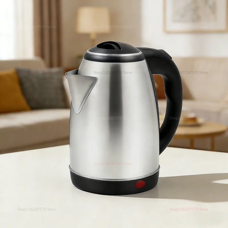 2.0L Electric Kettle Stainless Steel Fast Boil Portable Water Boiler for Home Hotel Office Smart Electric Water Kettle
