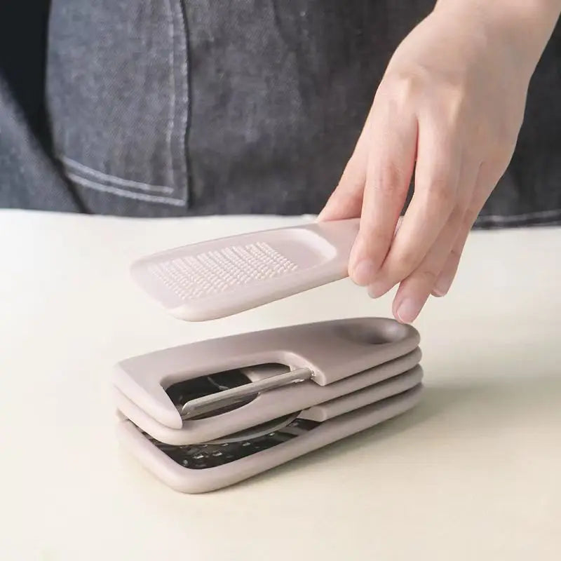 5-Piece Multi-Functional Kitchen Gadget Set Cheese Grater Bottle Opener Peeler Pizza Cutter