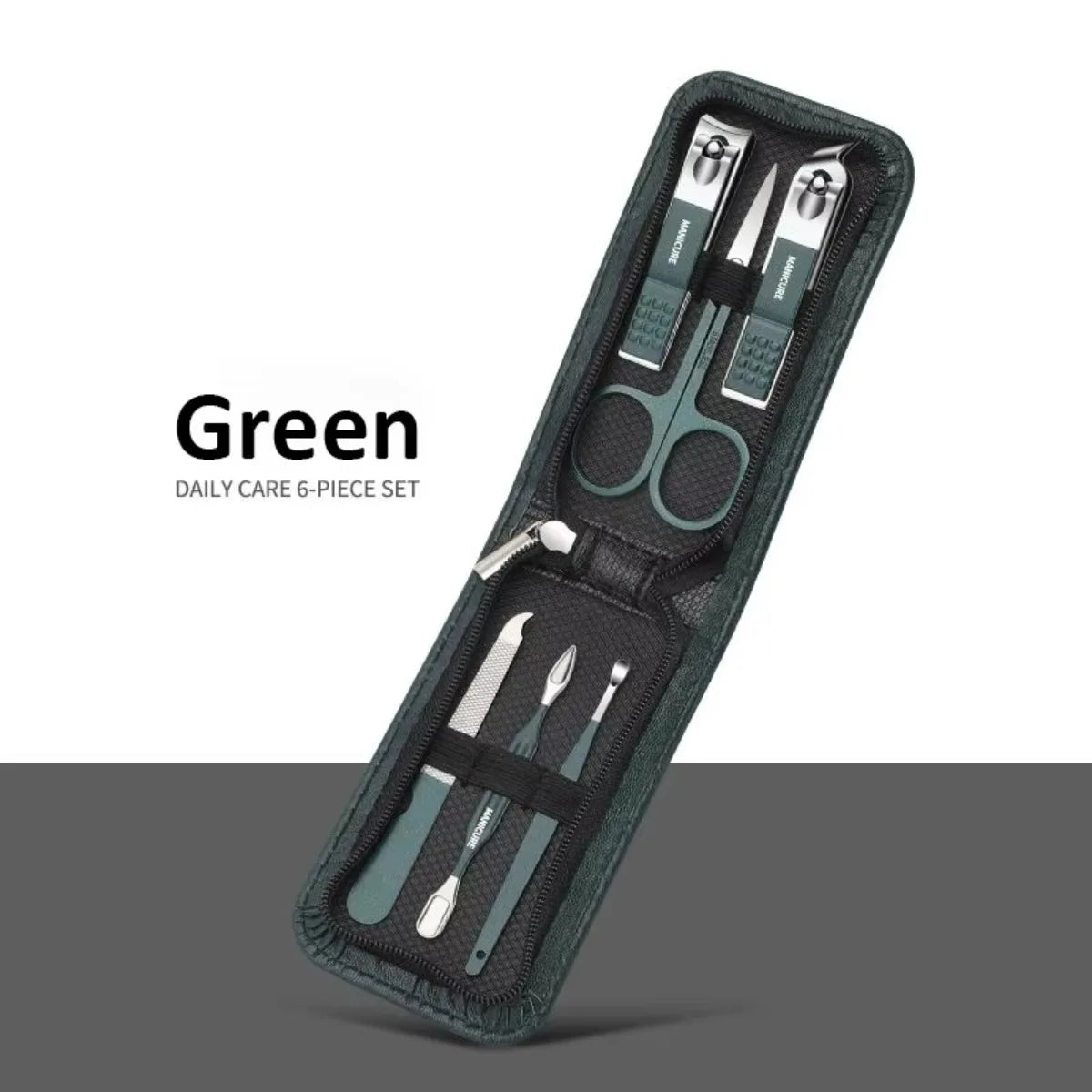 6/9pcs Stainless Steel Professional Nail Care Kit with Travel Case - Cuticle Pliers, Hand & Foot Care Tools Nail Clippers