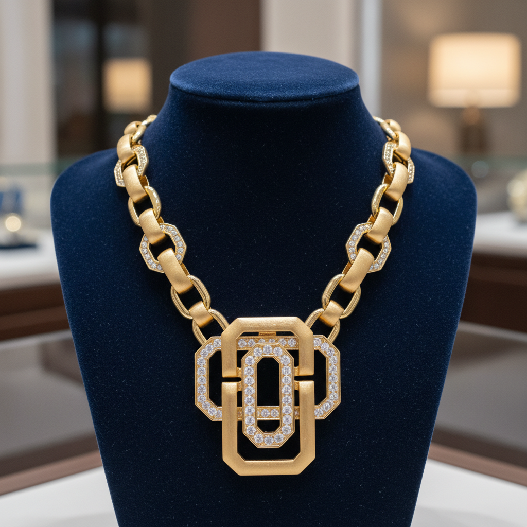 Gold Statement Necklace