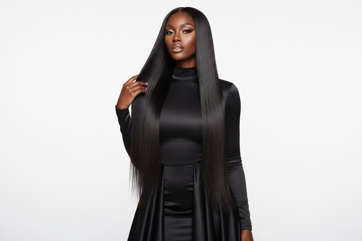 Sleek Straight Hair Wig | Perruque Lisse Droite