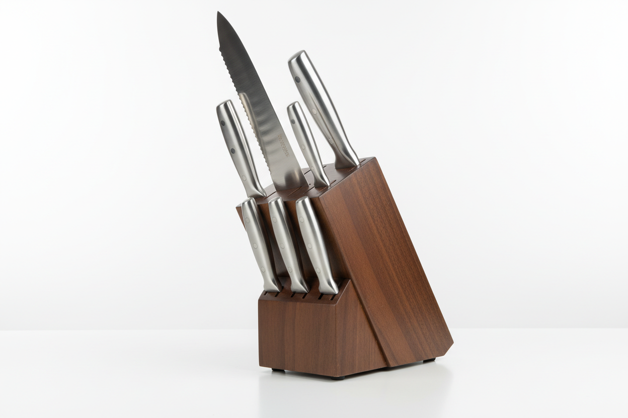 Professional Stainless Steel Knife Set | Ensemble de Couteaux en Acier Inoxydable